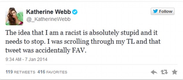 Katherine Webb Favorited Tweet